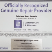 General Motors Certification - Paint and Body Experts of Slidell, LA